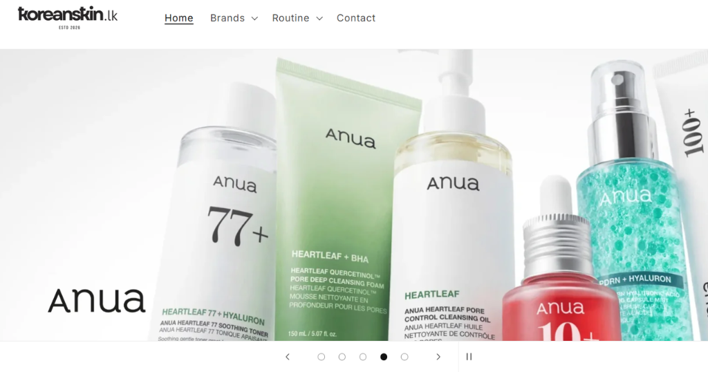 koreanskin.lk store image